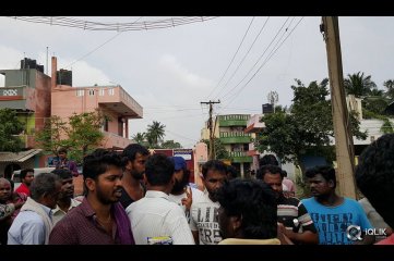 Celebs at Chennai Flood Relief Activities